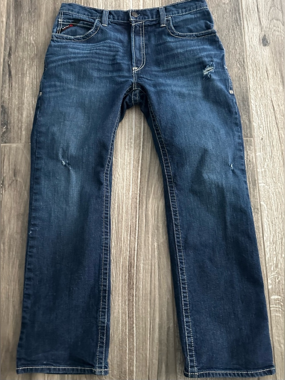 Ariat Men's Blue M5 Straight Leg Jeans
